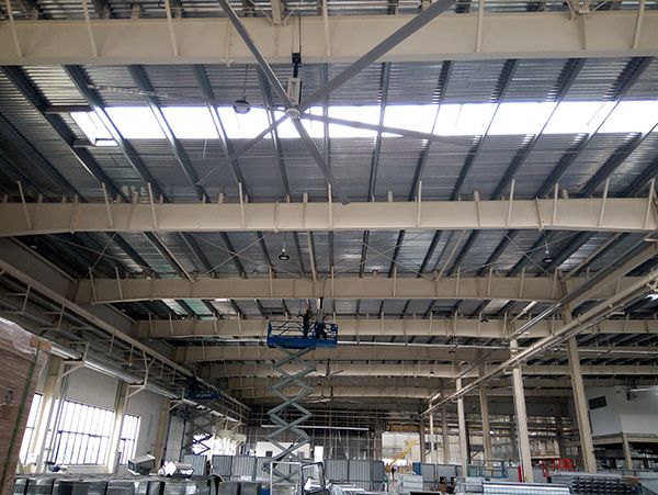 工業(yè)大風(fēng)扇能否與空調
